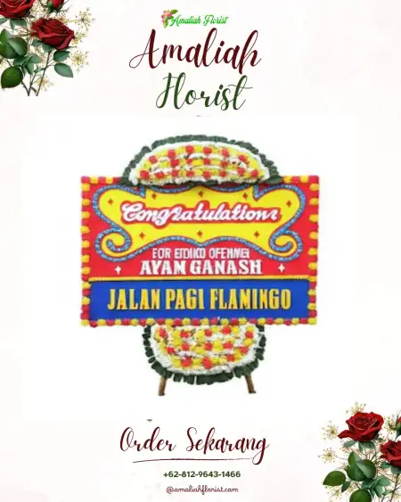 Sewa Papan Bunga Talang Ubi